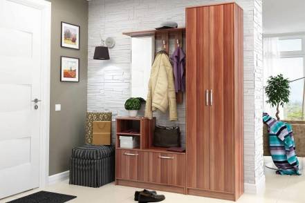 Прихожая Лофт-2S Слива валлис photo Прихожая Лофт-2S Слива валлис фото