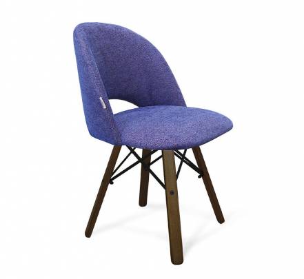 Стул SHT-ST34/S70 синий мираж/тёмный орех/чёрный фото