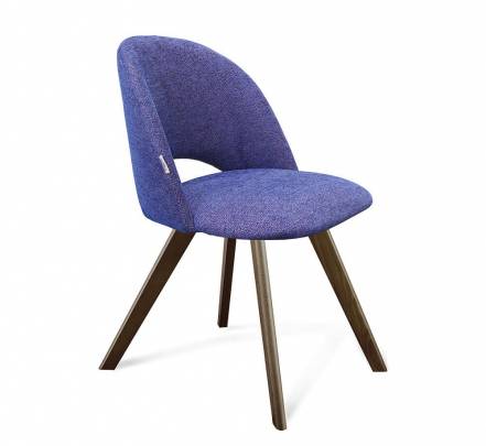 Стул SHT-ST34/S39 синий мираж/тёмный орех фото