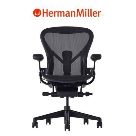 Кресло Herman Miller Aeron Black Onyx C фото