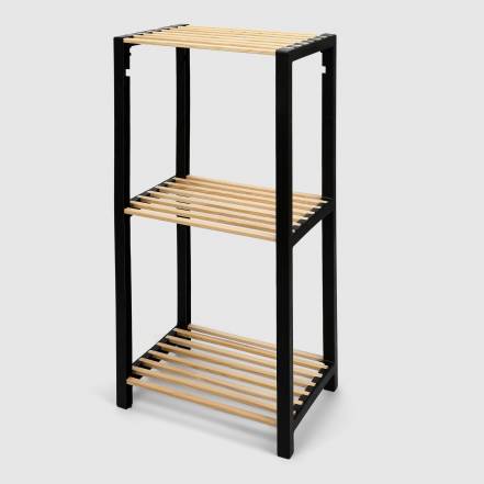 Стеллаж для хранения Fixwood Fix-2003 чёрный 35х29х78 см фото