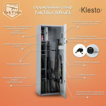 Шкаф Klesto Taktika 3014El фото