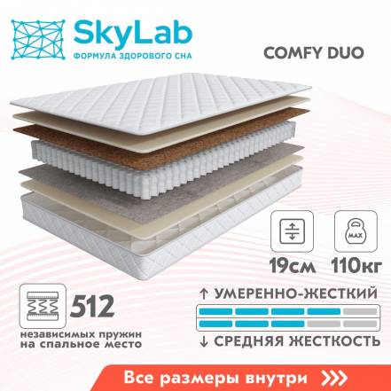 Матрас Skylab Comfy Duo Независимые фото