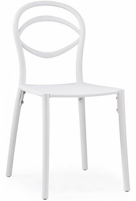 Пластиковый стул Simple white photo Пластиковый стул Simple white фото