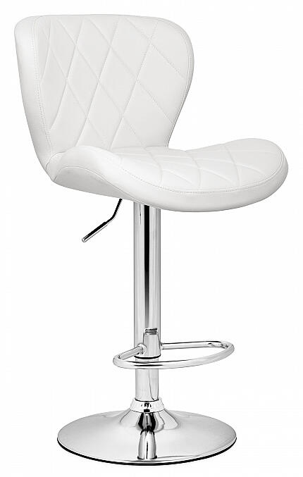 Барный стул Porch white / chrome фото