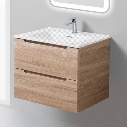 Тумба Belbagno Etna 600 2C So Wo P Rovere Bianco фото