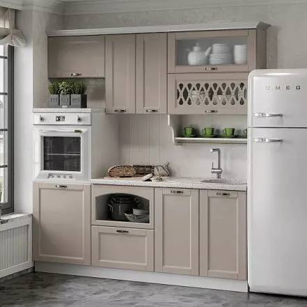 Кухня Милано 2 0 490 Компоновка 3 Шарли Мокко Антарес фото