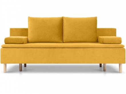 Диван Линс Velvet Yellow фото