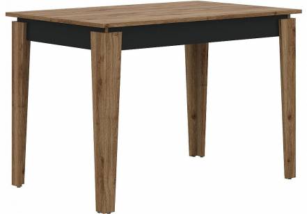 Стол деревянный Алвин дуб вотан / графит photo Стол деревянный Алвин дуб вотан / графит фото