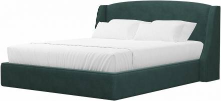 Кровать Лотос велюр бирюзовый с подъемным механизмом 1600x2000, ортопедическое основание, изголовье мягкое photo Кровать Лотос велюр бирюзовый с подъемным механизмом 1600x2000, ортопедическое основание, изголовье мягкое фото