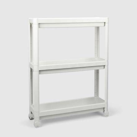 Этажерка Baroness Home трёхъярусная белая 52х6,5х70 см photo Этажерка Baroness Home трёхъярусная белая 52х6,5х70 см фото