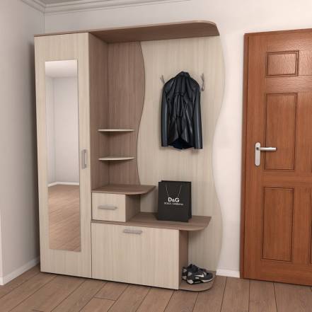 Прихожая Силуэт 3 Вдк Фасад фото