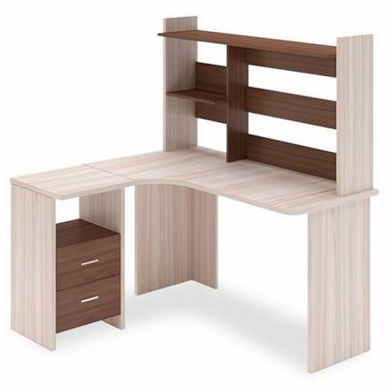 Стол Merdes Домино Lite Скл Угл130 Нкл 130 фото