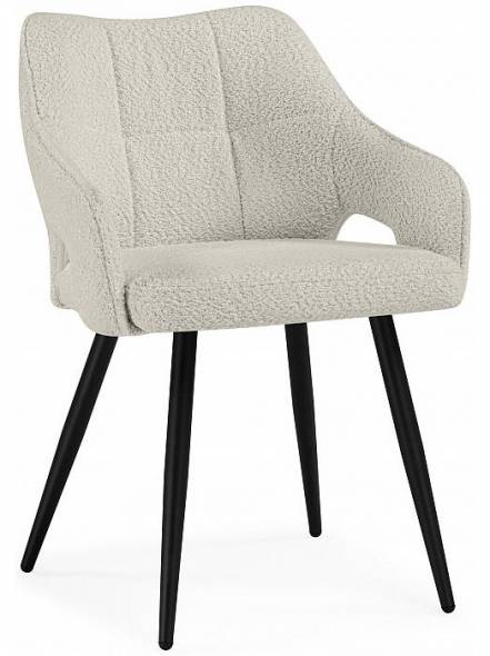 Стул на металлокаркасе Hera beige / black фото
