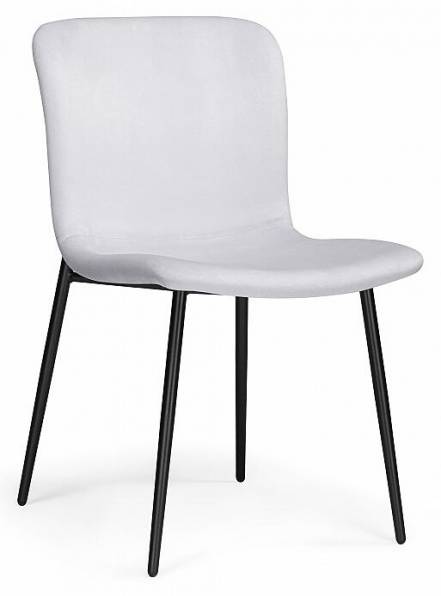 Стул на металлокаркасе Игон серый / черный муар photo Стул на металлокаркасе Игон серый / черный муар фото