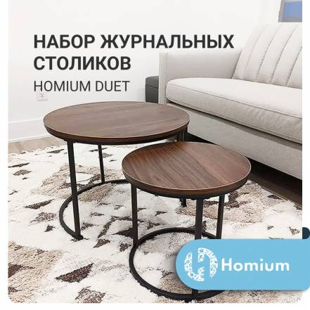 Столиков Homium Duet фото