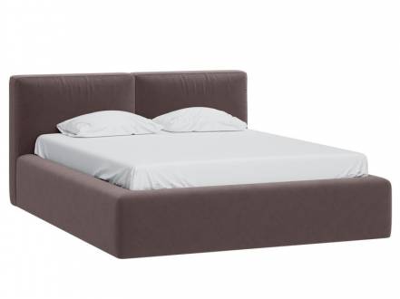 Кровать Фостер 160 Velvet Stone фото