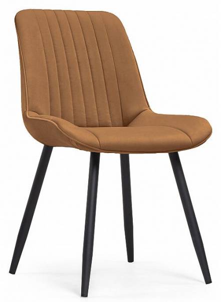 Стул на металлокаркасе Седа К кирпичный / черный фото