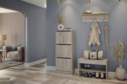 Прихожая Лофт Комплектация 7 Крафт Крафт фото