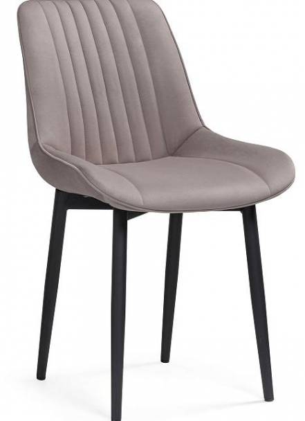 Стул Седа велюр латте / черный photo Стул Седа велюр латте / черный фото
