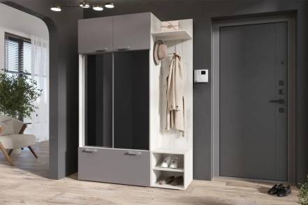 Прихожая Стелла Графит Крафт фото