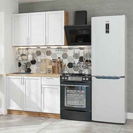 Кухня Сканди 05 Softwood 2140 1200 600 фото