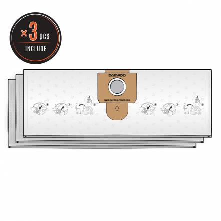 Фильтр-мешки синтетические DAEWOO DAVC 20TBH для пылесосов фото