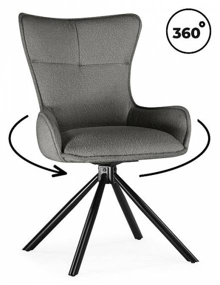 Стул на металлокаркасе Chicago light gray / black photo Стул на металлокаркасе Chicago light gray / black фото