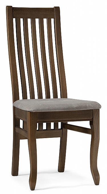 Стул деревянный Арлет ткань Tenerife stone / орех фото