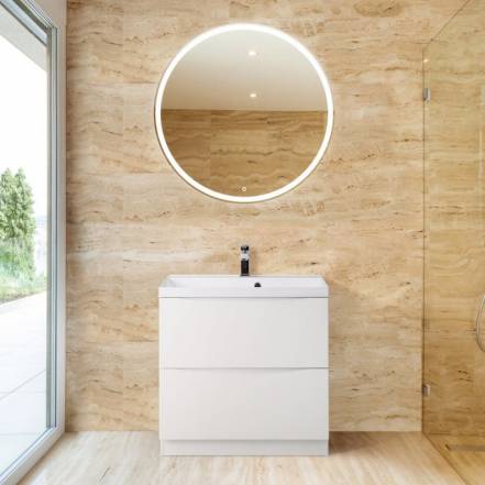 Мебель Belbagno Marino 600 2C Pia Bl P Bianco Lucido фото