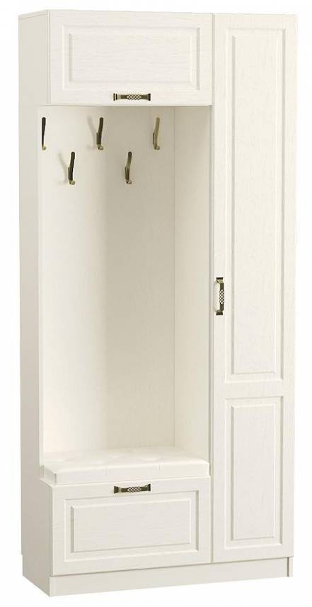 Шкаф многоцелевого назначения 13.21 Ливерпуль Белый/Ясень ваниль фото