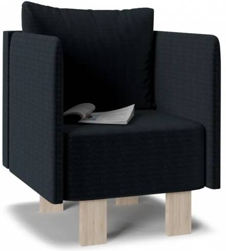 Кресло alma черный фото