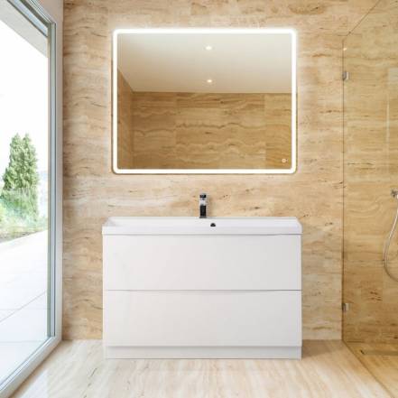 Мебель Belbagno Marino 900 2C Pia Bl P Bianco Lucido фото