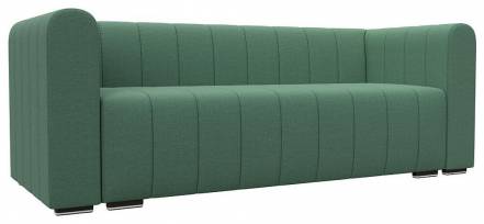 Диван прямой Лига-073 Рогожка Амур 10 голубой фото