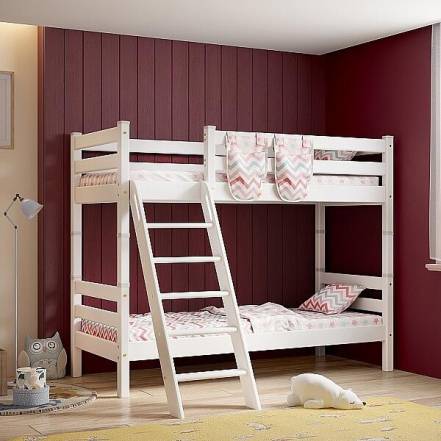 Кровать Соня без обивки белый без подъёмного механизма 800x1900, ортопедическое основание, изголовье жесткое фото