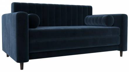 Диван прямой Лига-070 Велюр TOWER 13 синий фото