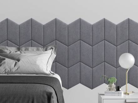 Кровати Alcantara Gray 2 1817 фото