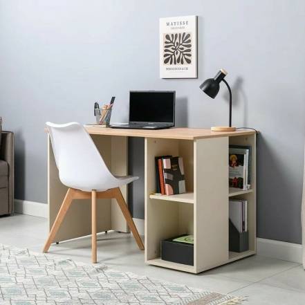 Лайт Стол письменный 12.163 Сатин 7045 SU, Гикори Рокфорд Натуральный KO86 PW фото