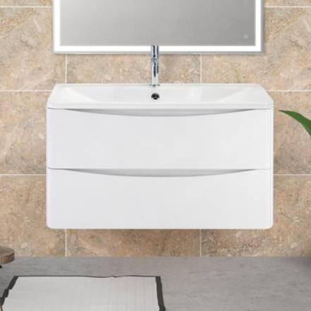 Тумба Belbagno Acqua 800 2C So Bl Bianco Lucido фото