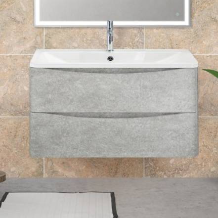 Тумба Belbagno Acqua 800 2C So Cvg Cemento Verona Grigio фото