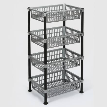 Полка Follow me Nostalgia для ванной 39,5х30х80 см в ассортименте фото