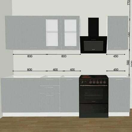 Кухня Валерия 2130 2050 600 photo Кухня Валерия 2130 2050 600 фото