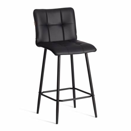 Полубарный стул TC Bari/Бари экокожа , черный, 42х55х99 см photo Полубарный стул TC Bari/Бари экокожа , черный, 42х55х99 см фото