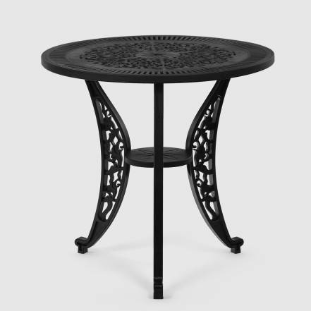 Стол круглый IVF черный photo Стол круглый IVF черный фото