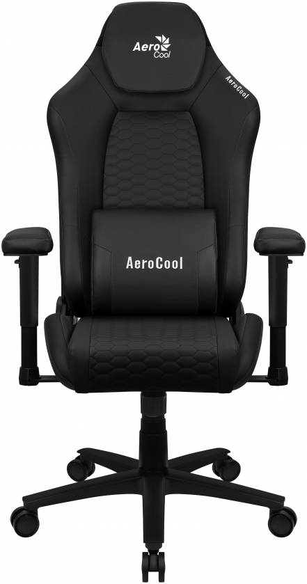 Кресло Aerocool Crown Leatherette All Black Игровое фото