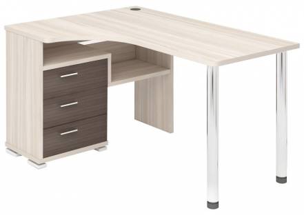 Стол Мэрдэс Ср 132С 140 Карамель Шамони Левосторонний фото