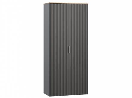 Шкаф-купе Тебар-2-90-210 Графит без зеркал фото