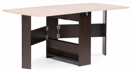 Стол деревянный Клотилд венге / дуб молочный фото