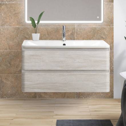 Тумба Belbagno Albano 800 2C So Rvb Rovere Vintage Bianco фото