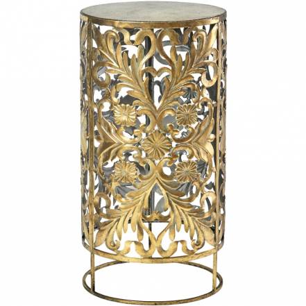 Столик интерьерный Glasar Эфиопия 35х35х69 фото